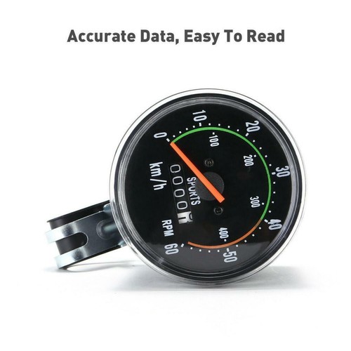 Vintage Style Bicycle Bike Speedometer Analog Mechanical Odometer with Hardware - Picture 4 of 12