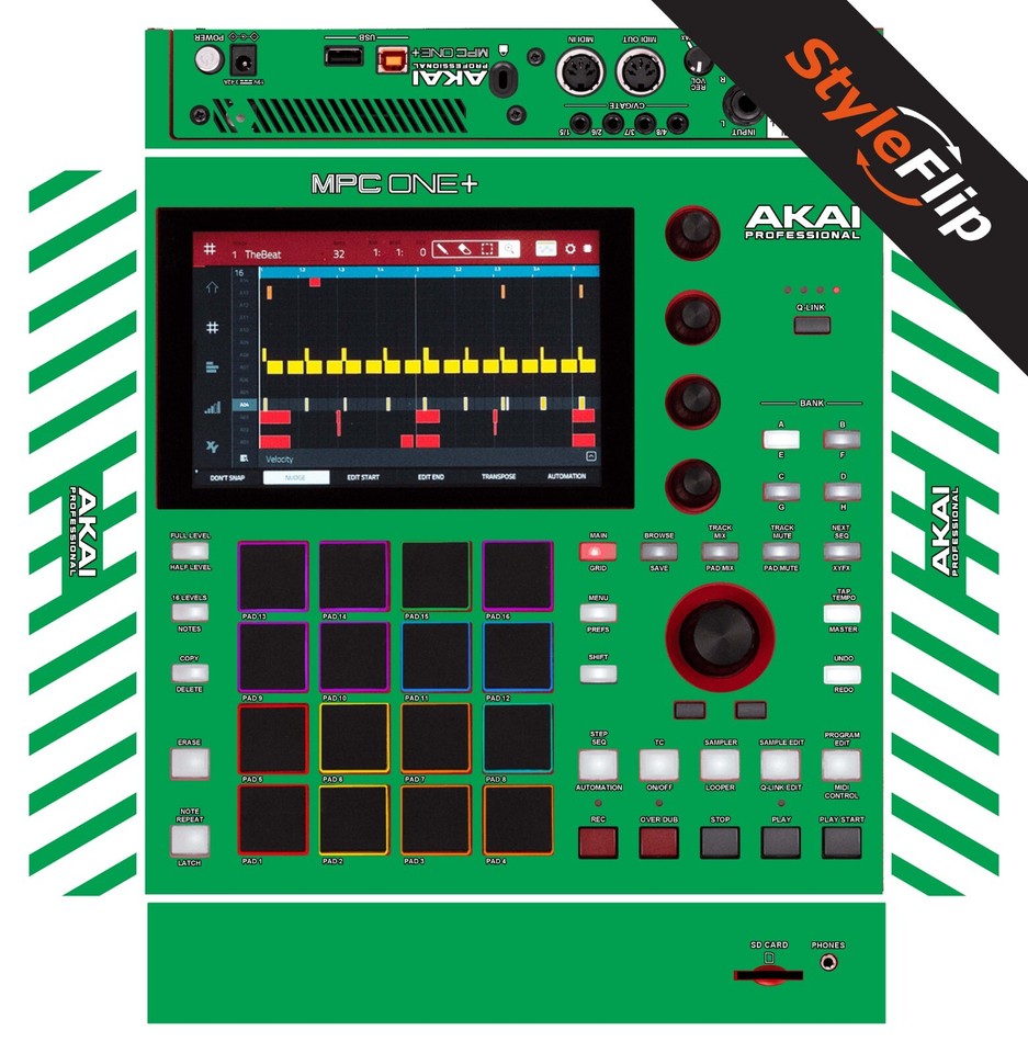 AKAI MPC ONE PLUS Skin | 7 Bold Colors Choices | Protective Decal ...