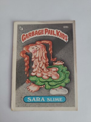 GPK 1985 Topps Garbage Pail Kids Series 2 OS2 Sara Slime  #69b Glossy