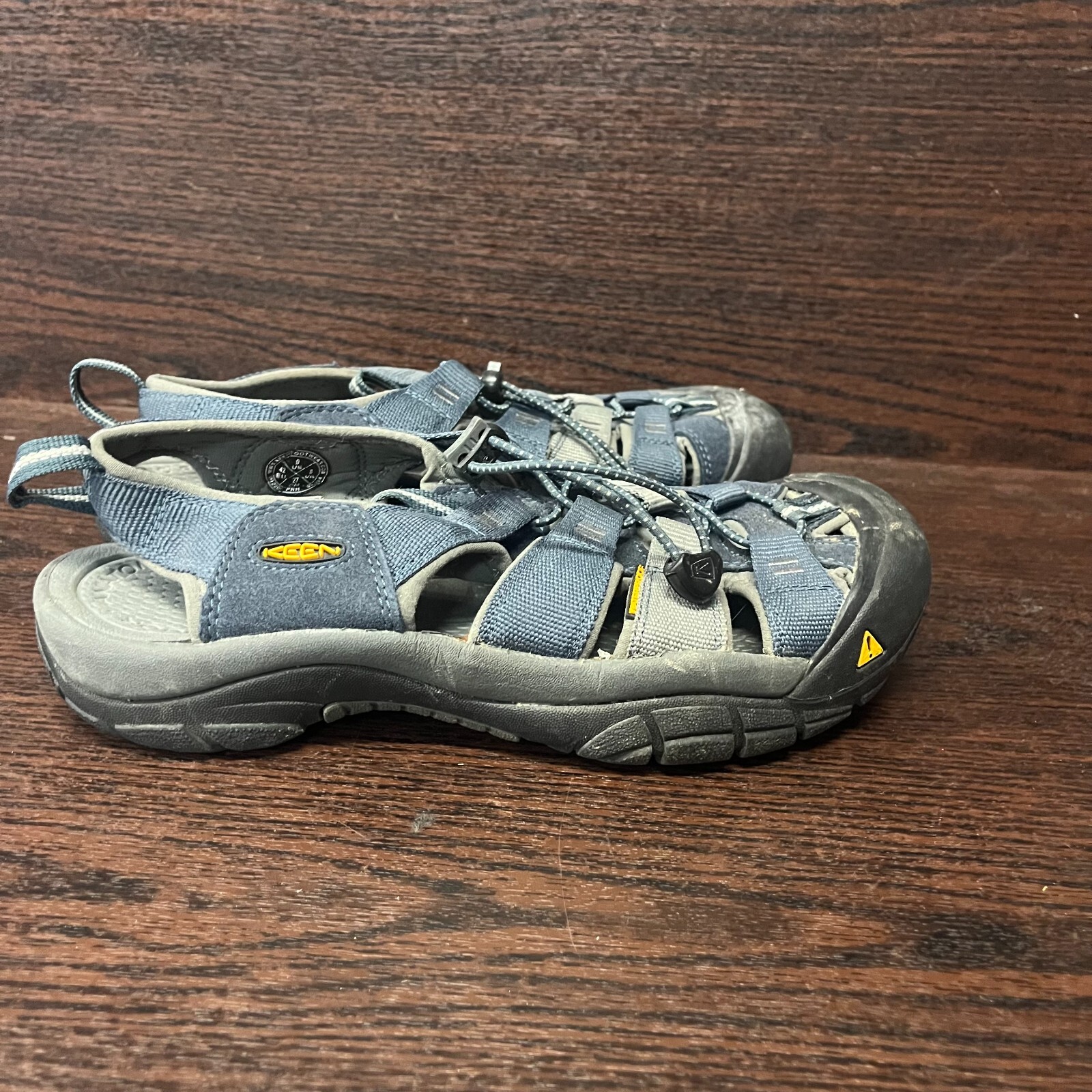 Keen Newport H2 1012206 sandalo da trekking uomo taglia 9 slingback impermeabile grigio blu