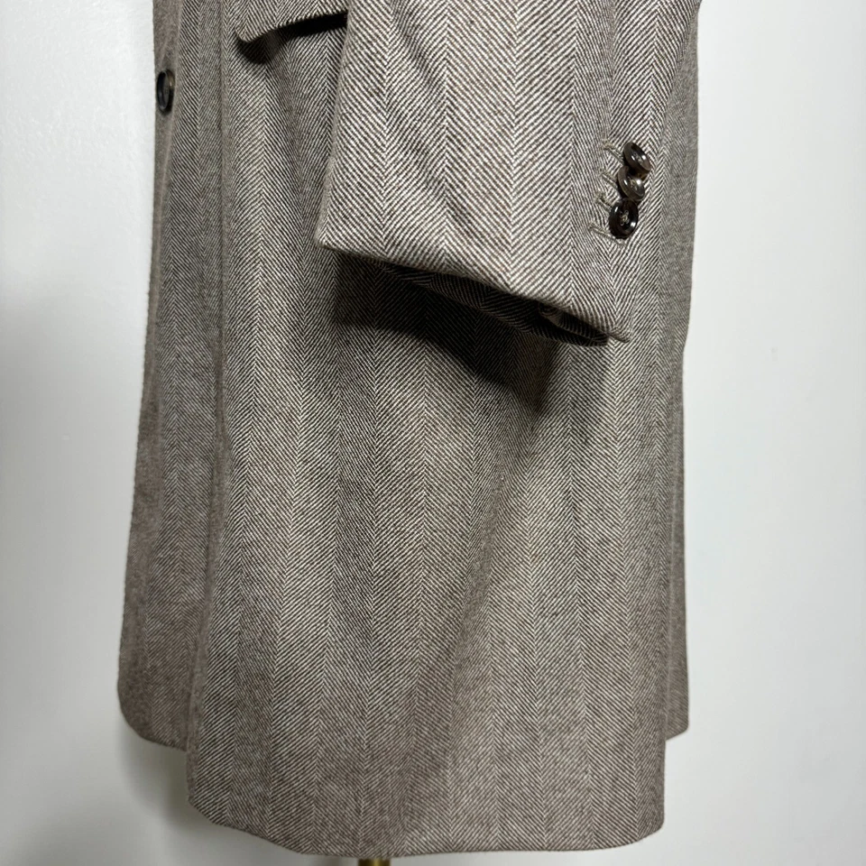 Abrigo Caruso Sid Mashburn 42R (56 it) Para Hombre Ing Loro Piana Marrón Lana L Foto 4 de 4