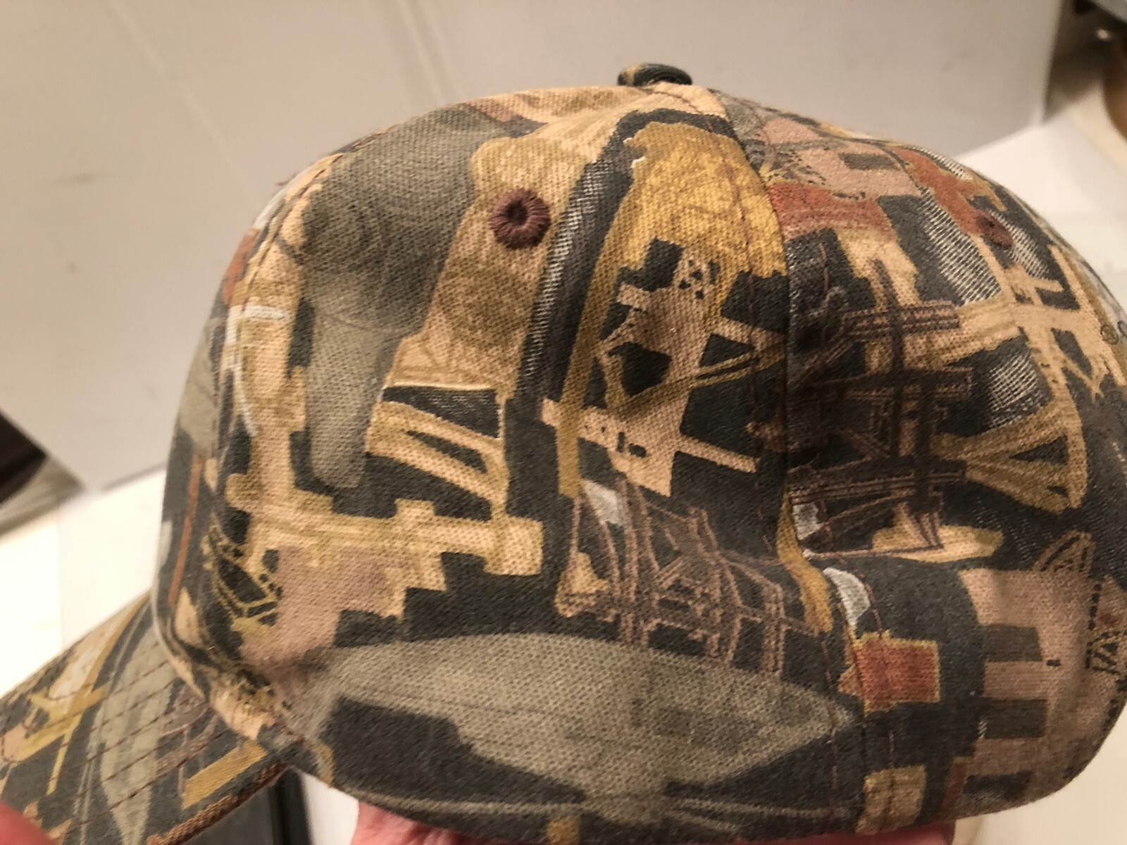 HESS Oilfield Camo Strapback Cap