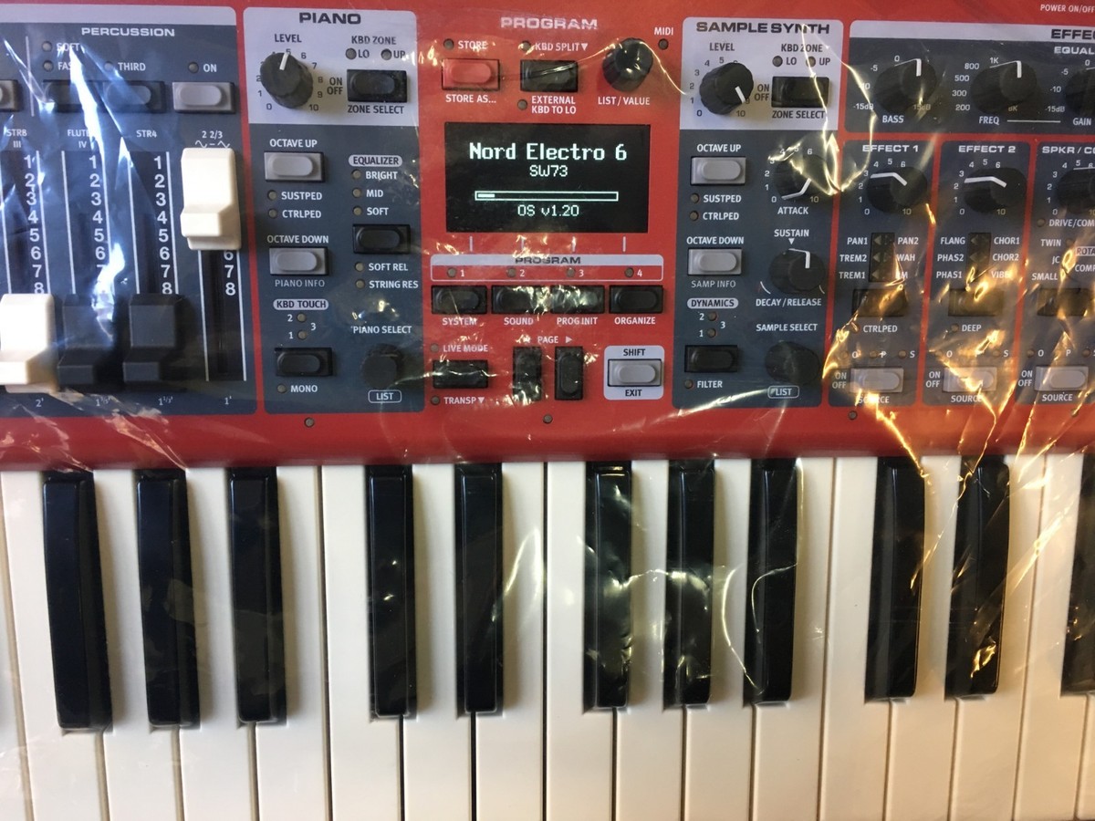 Nord Electro 6D 73 key Keyboard Piano Drawbars Organ SW NE6D Nord Electro 6D 73 key Keyboard Piano Drawbars Organ SW NE6D