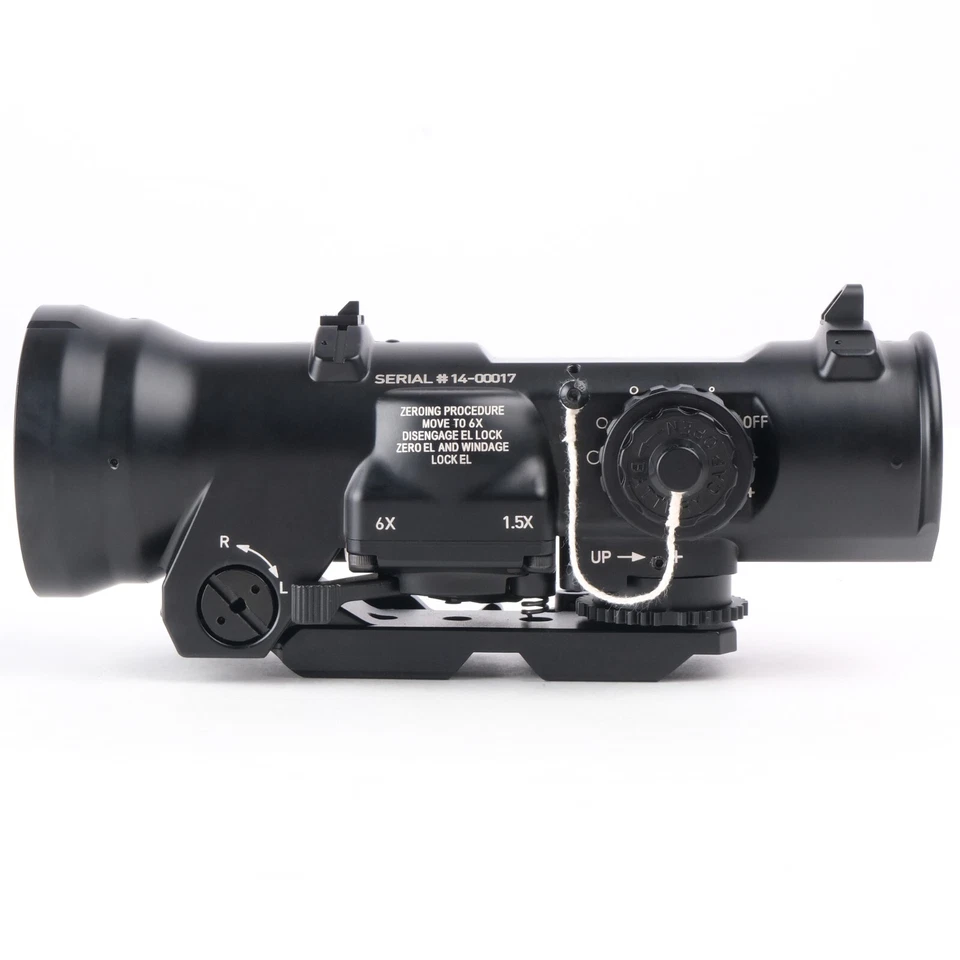 Mira para rifle 1,5-6x50 EL-DR mira variable aumento de 1,5-6x con marca completa Foto 4 de 4