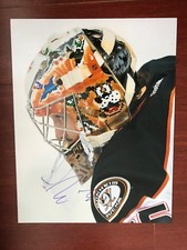 Anaheim Ducks John Gibson  Signed Autographed 11x14 Photo COA