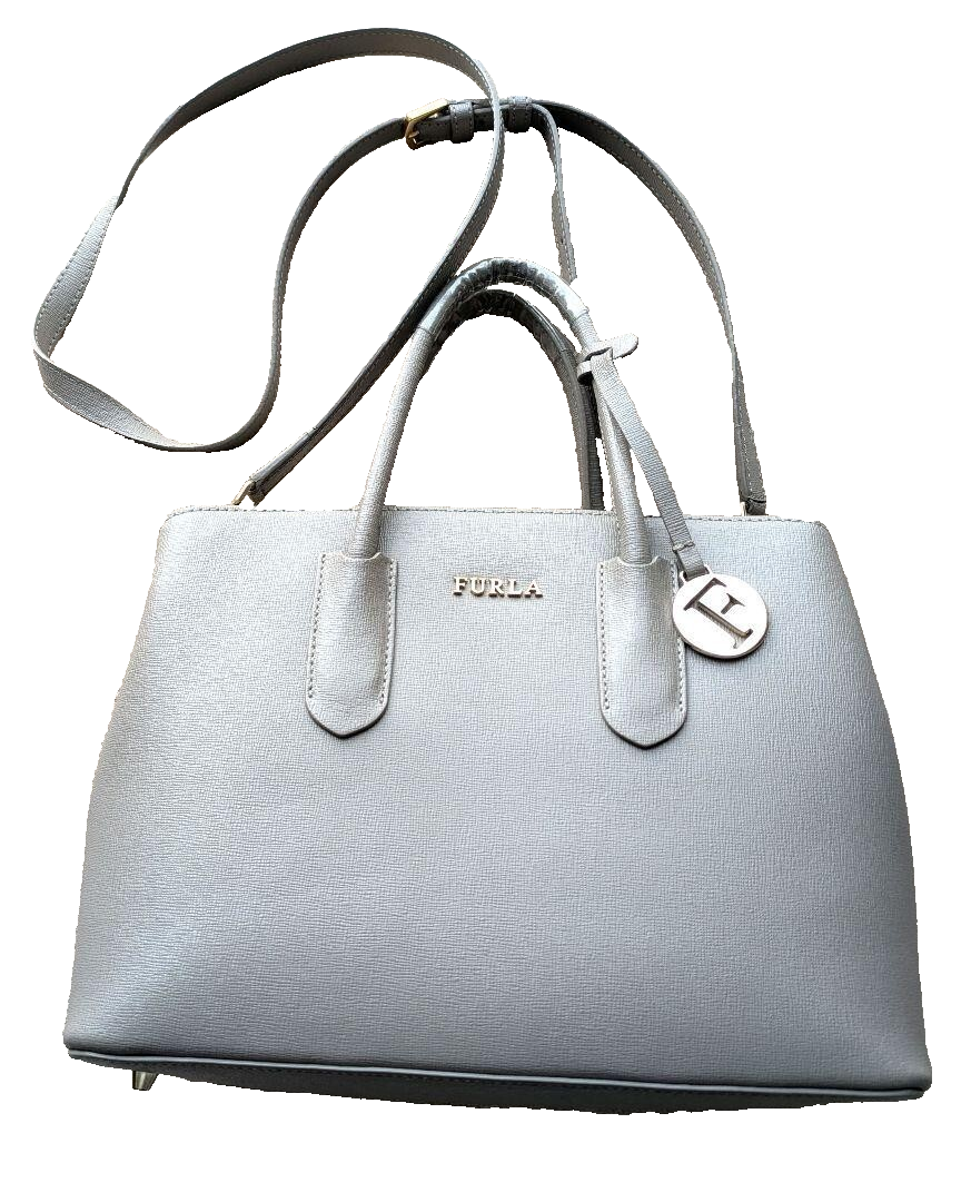 ★新品未使用★FURLA TESSA トートバッグ グレージュ FURLA Tessa 2way Logo Hand Tote Crossbody Bag Women Gray With F