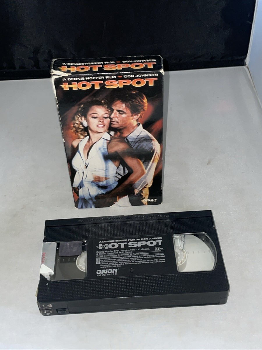 The Hot Spot (1990) VHS Tape Orion Home Video Cult Crime Drama TESTED  WORKING