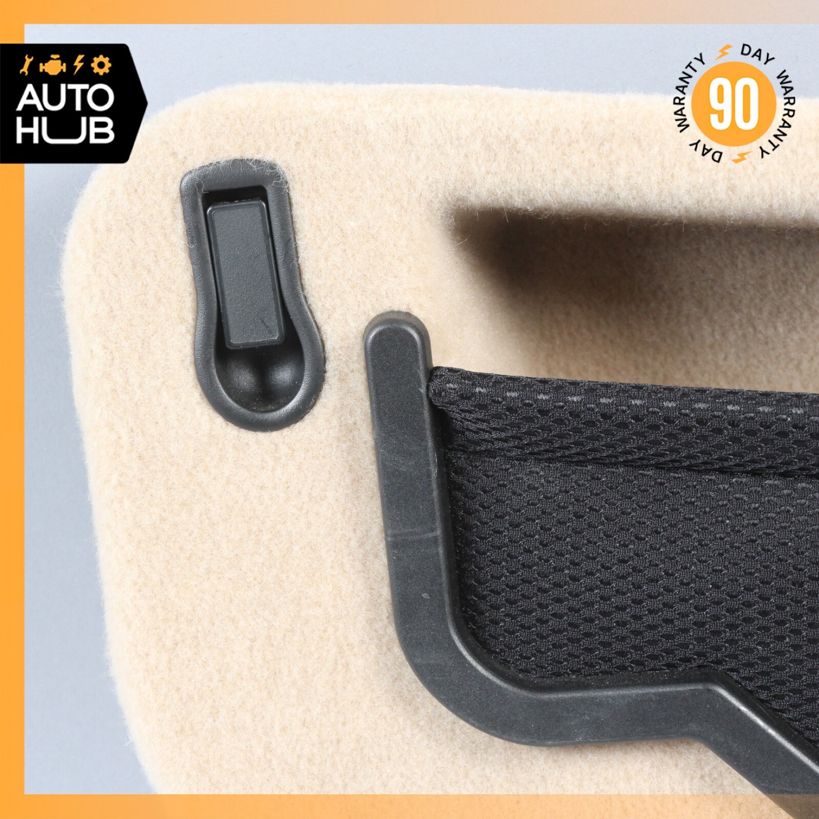 03-13 Maserati Quattroporte S GT S M139 Right Trunk Compartment Lining Beige OEM