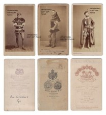 Jules Celestin 3 cdv c1865-1870 photos Devouyod opéra chanteur Théatre Numa