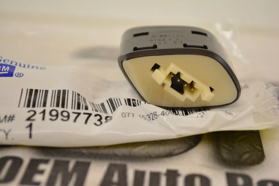 Interruptor inferior izquierdo control volante GM centro de información nuevo OEM 21997738 Foto 2 de 2