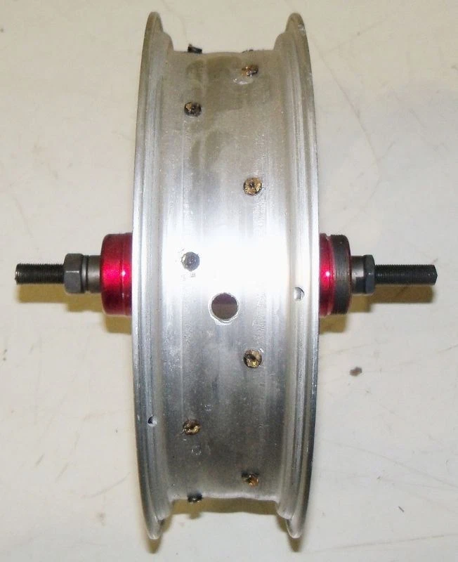 BUJE ROJO TRASERO 12" NIÑOS CHOPPER SCOOTER REPUESTOS B89 Foto 3 de 3