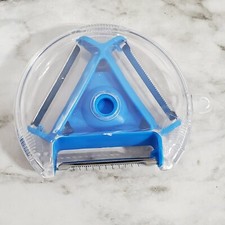 Blue Stainless Steel Blades Multifunctional 3 in 1 Fruit & Vegetable Peeler