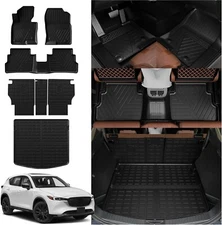 For 2023-2025 Mazda CX-5 Floor Mats Cargo Mats Backrest Mats Trunk Liners