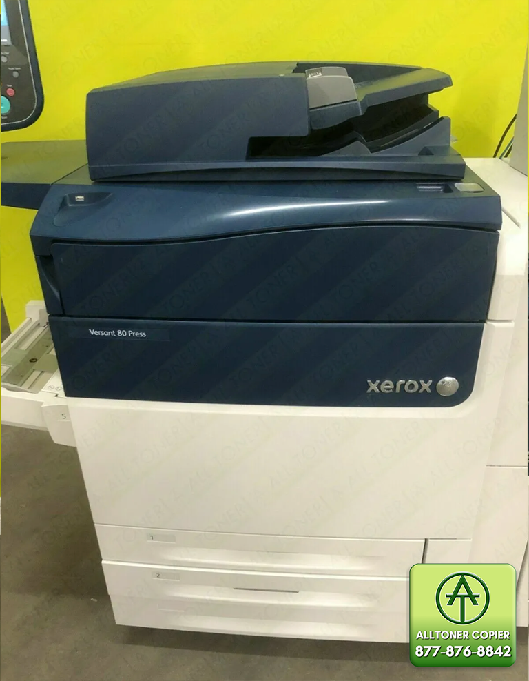 Xerox Versant 80 Press with Bypass Tray BR Finisher Bustled Fiery