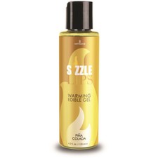 Sizzle Lips Warming Edible Massage Gel 4.2oz - Pina Colada
