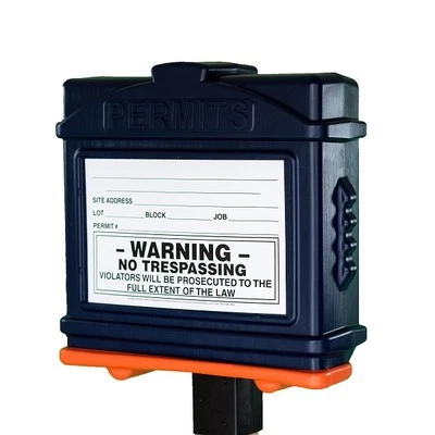 TOLLIS ENTERPRISES EZ Permit Box 100% Recyclable All Weather Permit Posting Box Made in the USA!