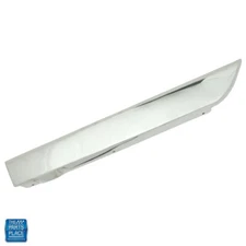 1968-1969 GTO Lower Rear Rocker Extension Molding Quarter Stainless Steel LH