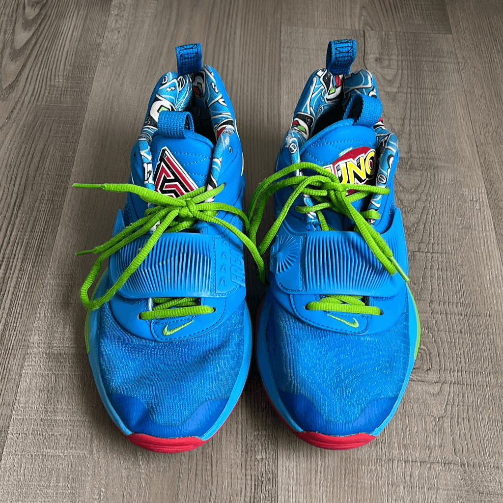 Nike Zoom Freak 3 NRG UNO Blue Green Athletic Shoes Sneakers Men's
