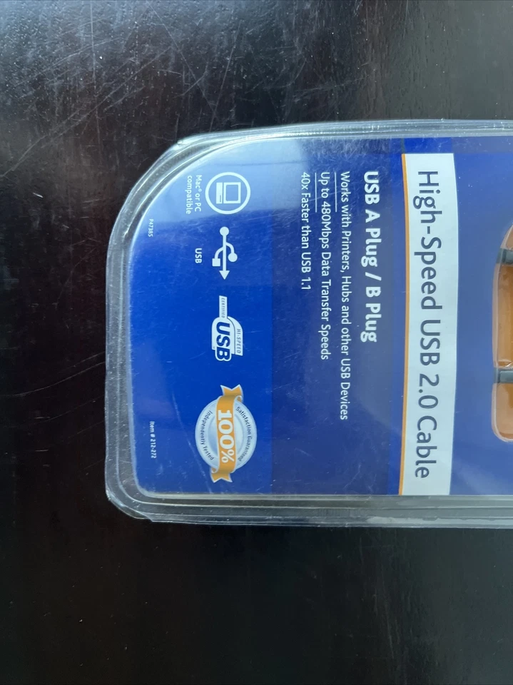 Cable USB 2.0 de alta velocidad Ativa 6' NUEVO SELLADO USB-A a USB-B cable para impresora/dispositivo Foto 3 de 4