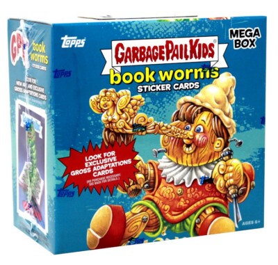 2022 TOPPS GARBAGE PAIL KIDS BOOK WORMS MEGA BOX BLOWOUT CARDS