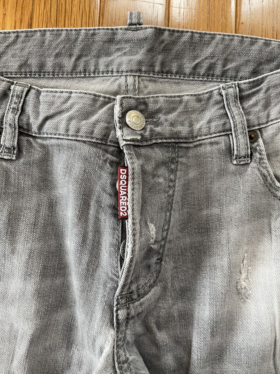 mens dsquared2 jeans size EU 50 light grey wash Skinny Jean mens dsquared2 jeans size EU 50 light grey wash Skinny Jean