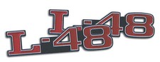 Corvette C3 Hood Emblem Set - L48 1973-1979