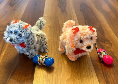 Dog Toys with moviment for kids. Animal stuft