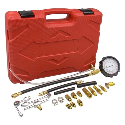 Universal Fuel Injection Gauge Kit Pressure Tester Test Car System Pump Tool Set - Picture 15 of 15