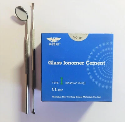 35 grams Permanent Tooth Filling Kit, + Dental Mirror & Dental Scraper