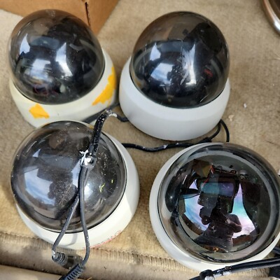 Lot 4 ADEMCO 3'' color dsp Varifocal Dome Video Camera - AD3VC4
