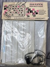 Vintage DA-LITE Slide Show Planner In Original Pkg Spread Out  View 35 Slides