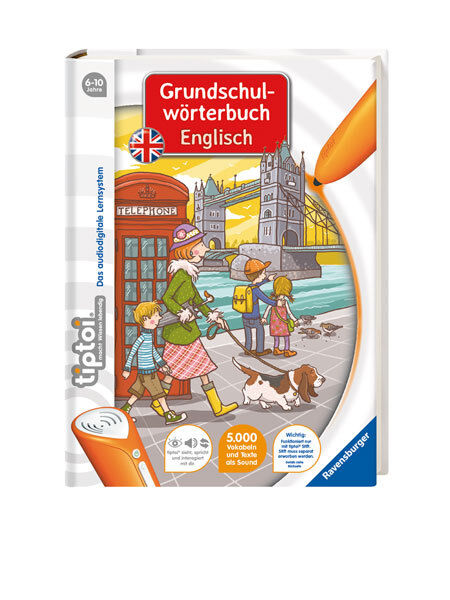 Ravensburger tiptoi Grundschule Wörter Buch Englisch Lernen Spiel - Unbekannt