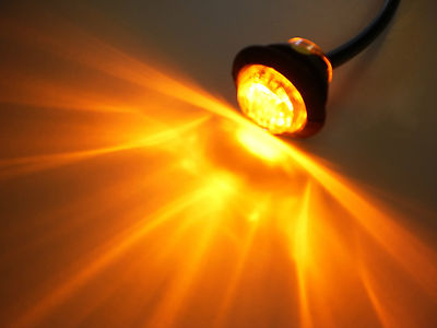 4 In Round Amber Led Lights 2x Maxxima 3/4" Amber Clear Bullet LED - Foto 7