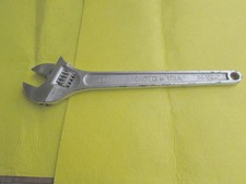 Craftsman 15 Inch 9-44662 Adjustable Wrench Made In Usa Crescent Style 380mm