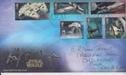 GB ROYAL MAIL FDC FIRST DAY COVER 2015 STAR WARS EX STAMP SHEET HANDWRITTEN