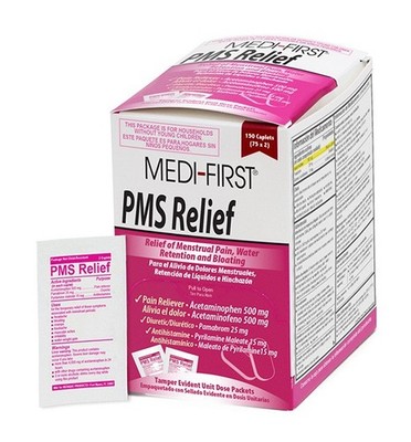Medi-First PMS Relief Caplets Unit dose Packets 80 (402's) EXP 07/2026