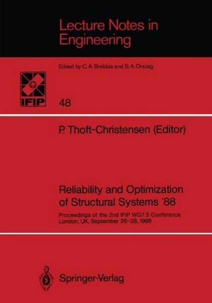 Reliability And Optimization Of Structural Systems '88 P. Thoft-Christensen-image