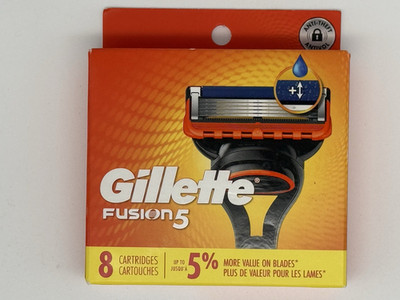 Genuine Gillette Fusion 5 Razor Blades 8 Cartridges - Sealed