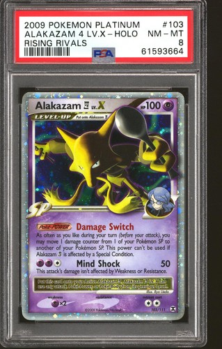 Alakazam E4 LV.X graded PSA 8 for sale on eBay