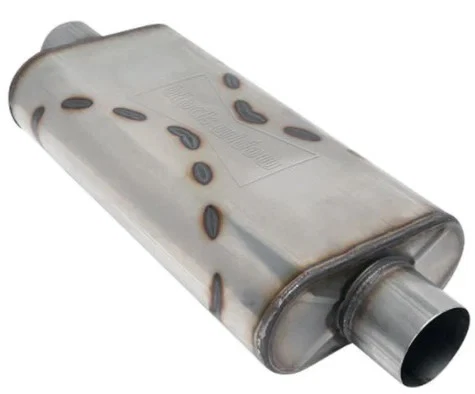Black Widow Exhaust BW005-C Venom 300-Series Muffler 2.500 in. Diameter Center I