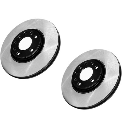 SET-CE12048016-2 Centric 2-Wheel Set Brake Discs Front AWD FWD for Kizashi 10-13