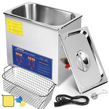 6L Ultraschallreiniger Digital Timer Edelstahl Bad Reinigungsmaschine Cleaner