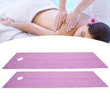 2pcs SPA Massage Table Cover Sheet Breathable Oil Resistant Waterproof Beauty