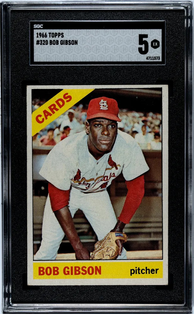 1966 Topps Bob Gibson #320 SGC 5