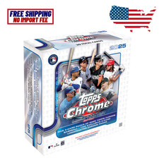 MLB Merchandise 2025 Topps Chrome Baseball Factory Sealed Logofractor Mega Box