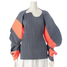 ISSEY MIYAKE 90s 91Stainless Steel Transformed CURVED PLEATES Curved Pleated...