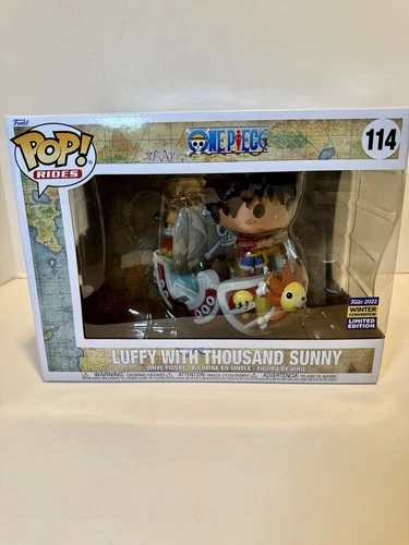Funko Pop! Rides: One Piece - Luffy With Thousand Sunny (Winter Convention) #114