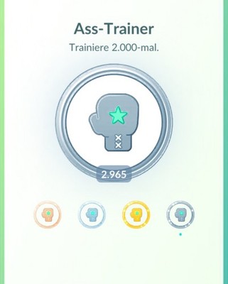 Pokemon Go Ass Trainer Medialle Service | Ace Trainer Platin Medal Service 