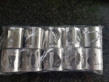 LOT 10 RONDS DE SERVIETTES EN METAL COCA COLA - NEUF EMBALLE