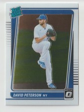 2021 Donruss Optic Baseball #61 David Peterson RR RC - New York Mets